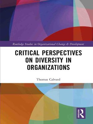 cover image of Critical Perspectives on Diversity in Organizations